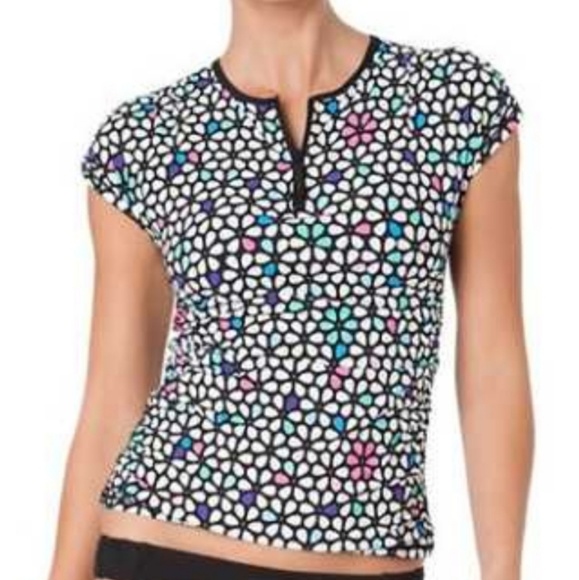 Anne Cole Other - Anne Cole Locker Sporty Swim Top